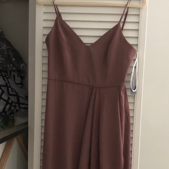 Lulus Midi Mauve Dress - Picture 5 of 8